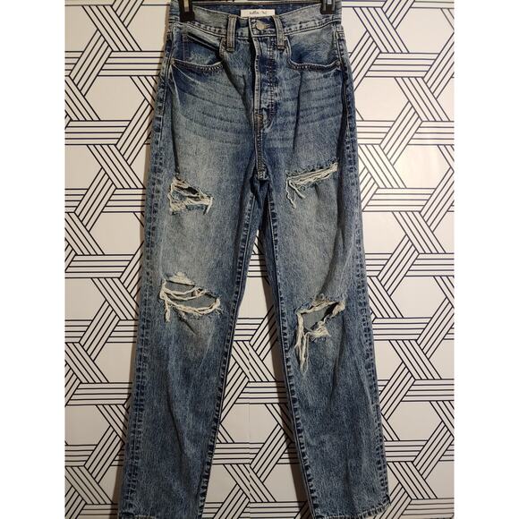 Womens Willow and Root Button Fly Dad Jean Size 24 - Picture 1 of 4